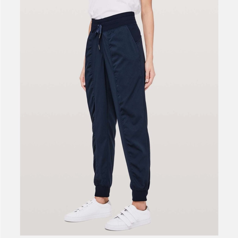 Lululemon High Rise Dance Studio Jogger- light blue